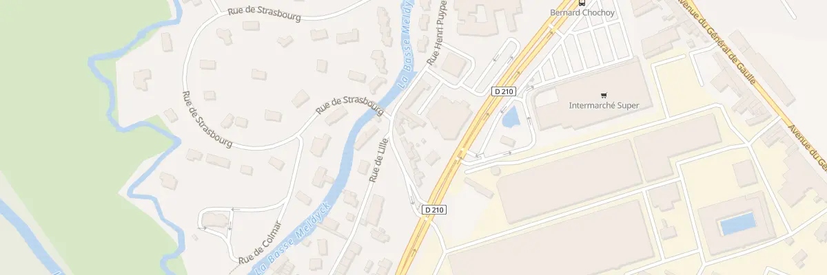 Plan du 13 Rue Henri Puype à Arques