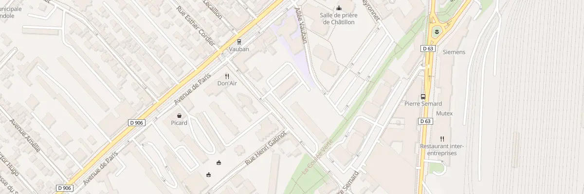 Plan du 11 Rue Etienne Deforges à Châtillon