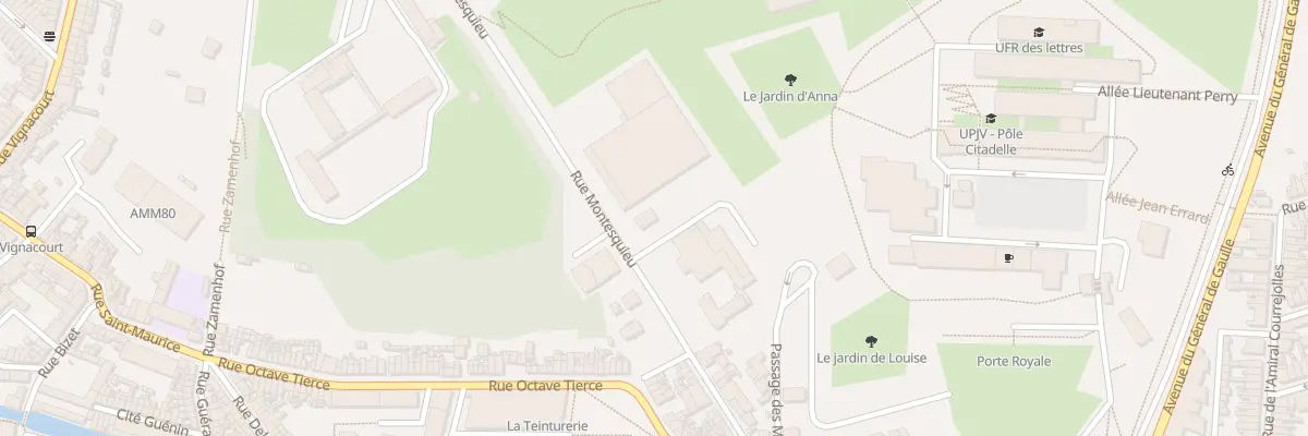 Plan du 30 Rue Montesquieu à Amiens