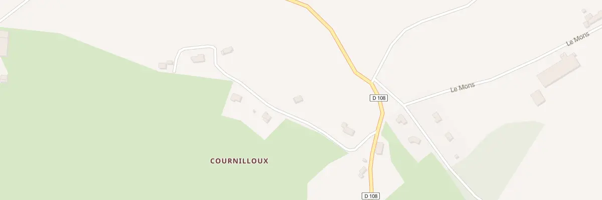 Plan du 4 Cournilloux à Valiergues