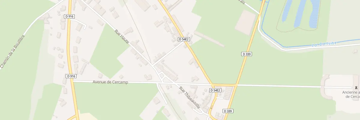 Plan du 33 Rue Haute à Frévent