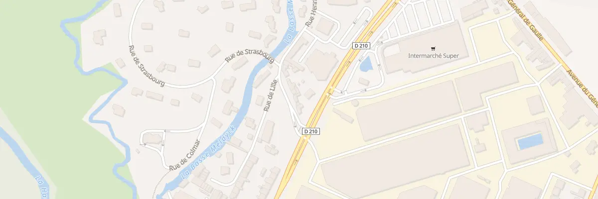 Plan du 21 Rue Henri Puype à Arques