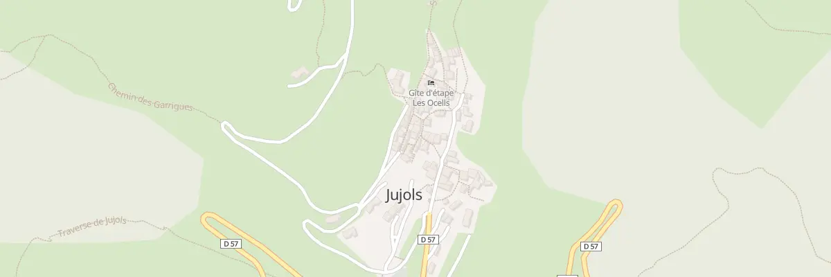 Plan du 9003 Le Village à Jujols