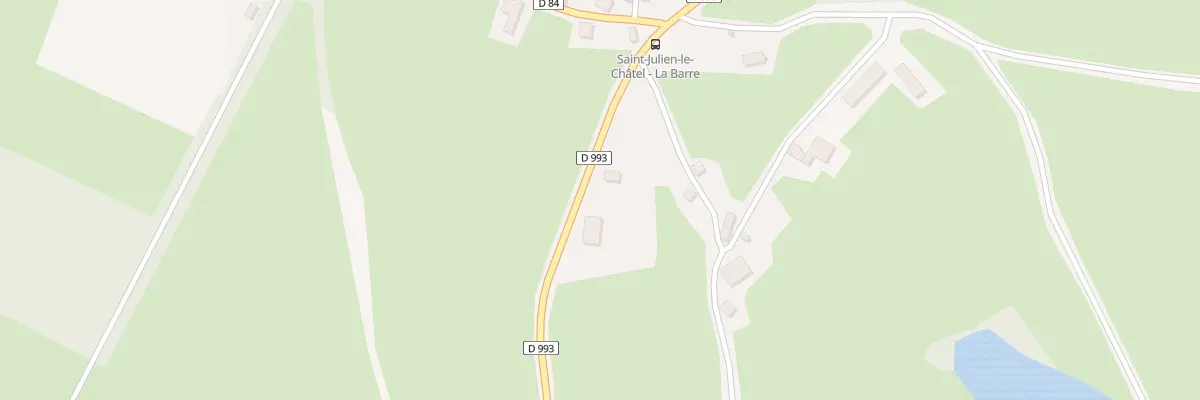 Plan du 3 La Barre à Saint-Julien-le-Châtel