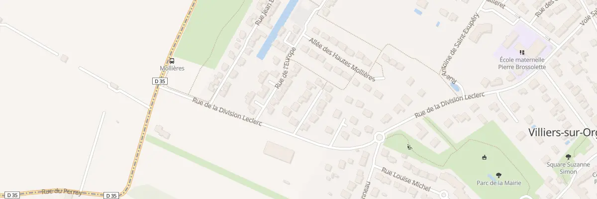 Plan du 7 All Grimod de la Reynière à Villiers-sur-Orge