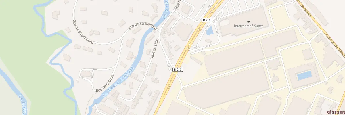 Plan du 23 Rue Henri Puype à Arques