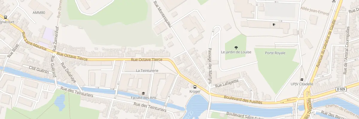 Plan du 42 Rue Octave Tierce à Amiens