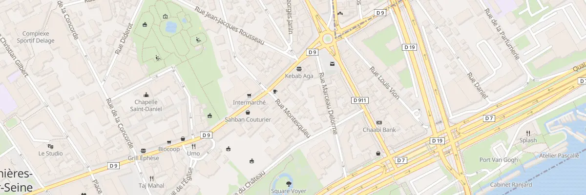 Plan du 18 Rue Montesquieu à Asnières-sur-Seine