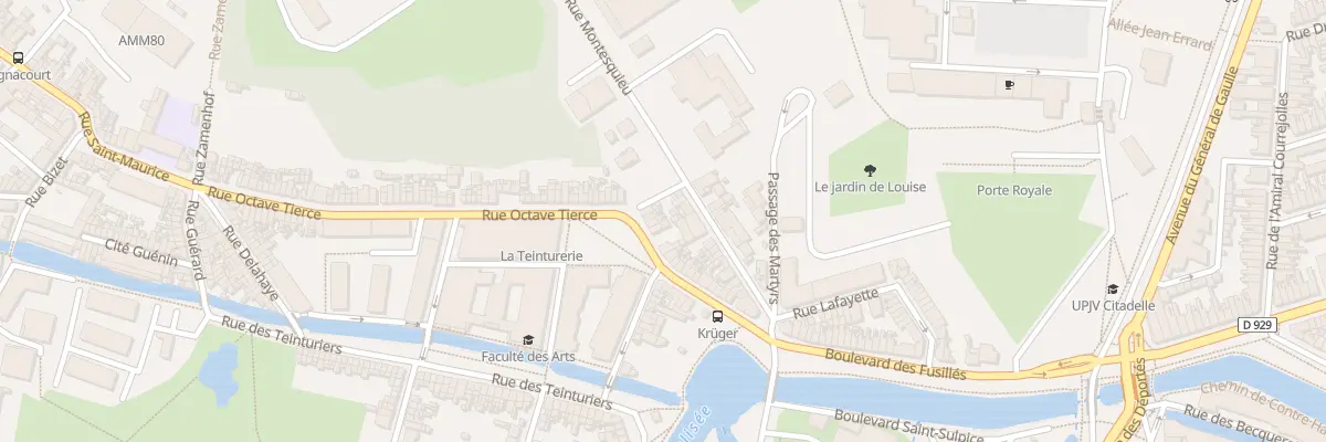 Plan du 40 Rue Octave Tierce à Amiens