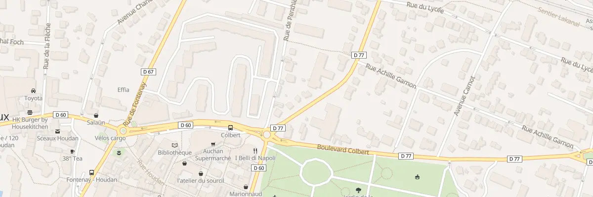 Plan du 5 Av de Verdun à Sceaux