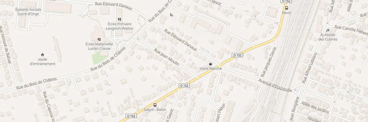 Plan du 8 Rue Jean Moulin à Brétigny-sur-Orge