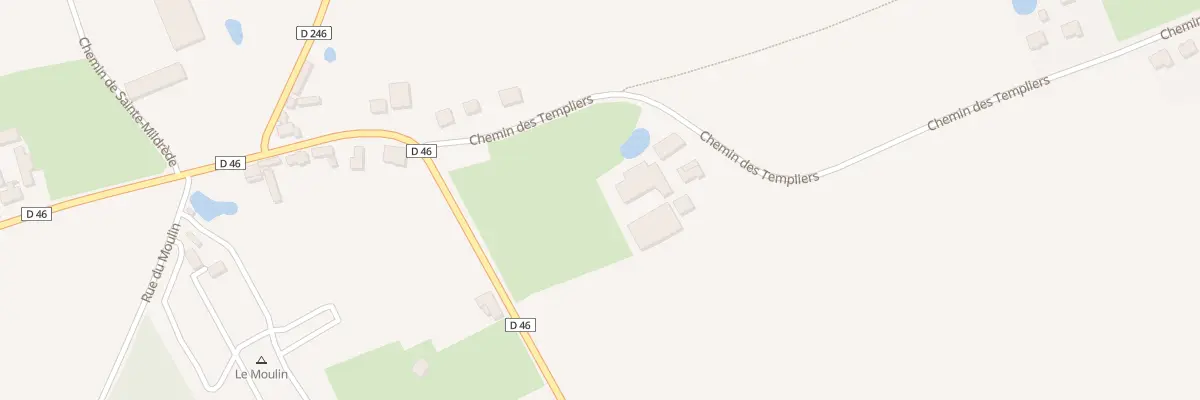 Plan du 71 Che des Templiers à Volckerinckhove