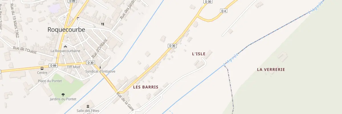 Plan du 24 Rue de Barris à Roquecourbe