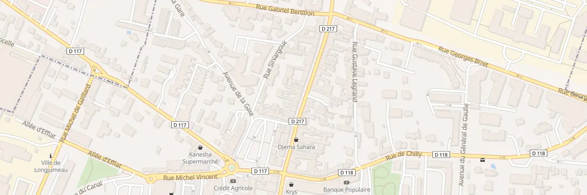 Plan du 32 Rue Pdt Francois Mitterrand à Longjumeau