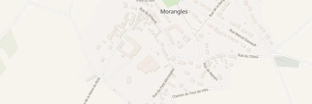 Plan du 69 Rue du Prieuré à Morangles