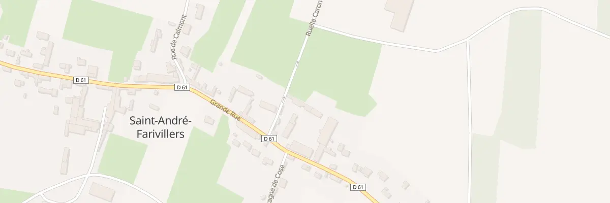 Plan du 6 Rle Caron à Saint-André-Farivillers