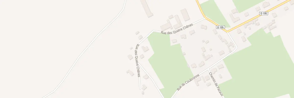 Plan du 210 Rue des Quatre Chenes à Ecques