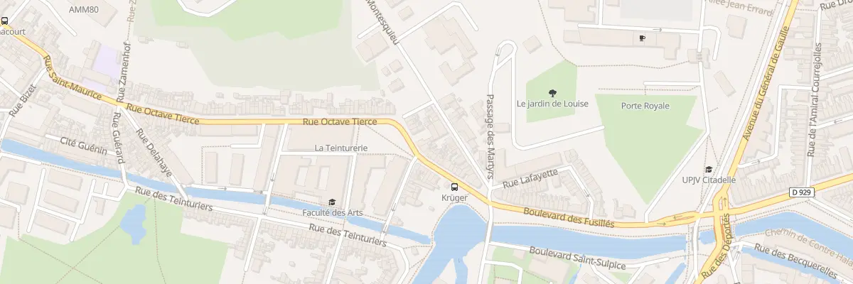 Plan du 34 Rue Octave Tierce à Amiens
