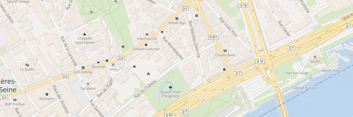 Plan du 99B Rue du Château à Asnières-sur-Seine