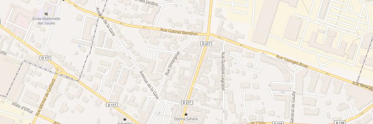 Plan du 14 Rue Pdt Francois Mitterrand à Longjumeau
