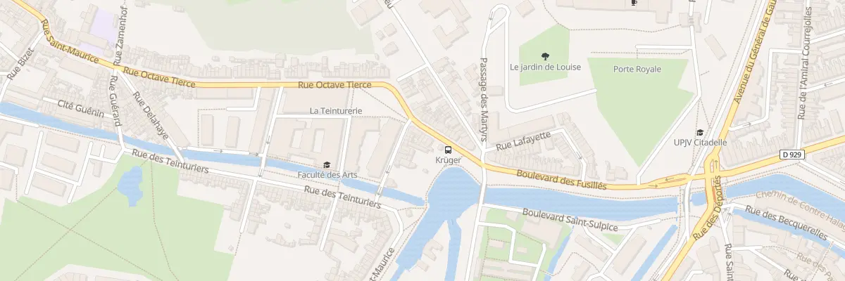 Plan du 9 Rue Octave Tierce à Amiens