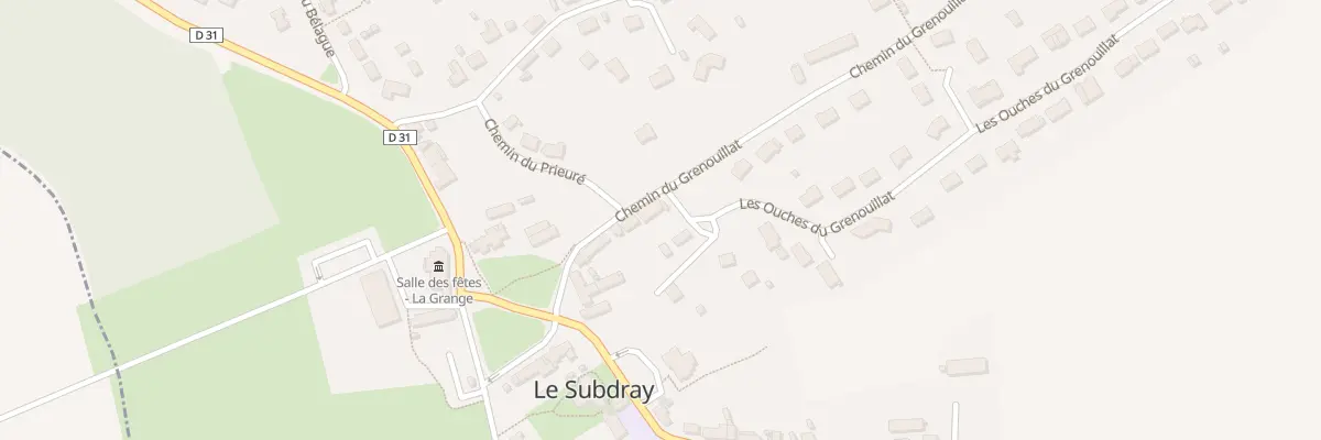 Plan du 6 Che du Grenouillat au Subdray