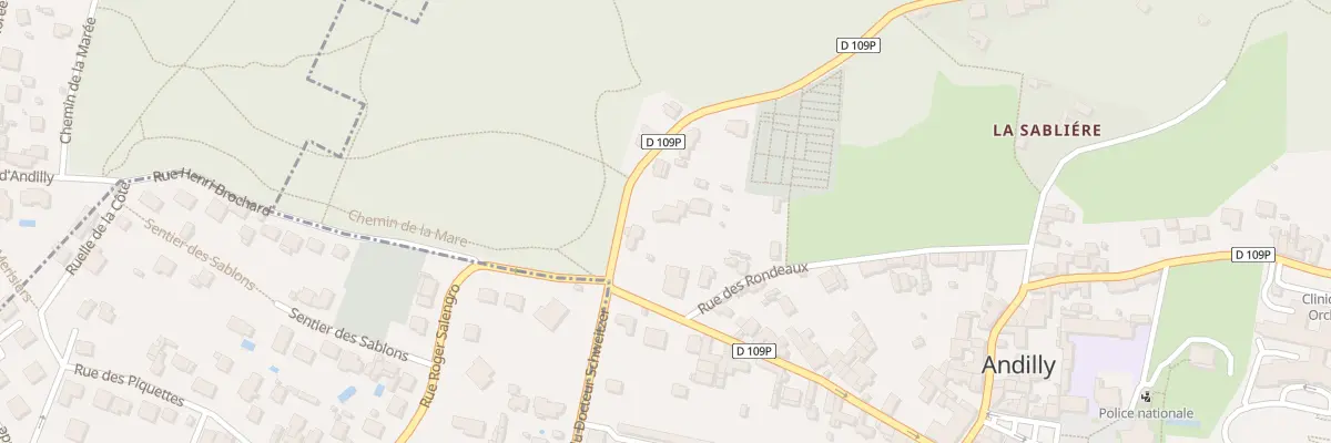 Plan du 2B Rte de la Croix Blanche à Andilly