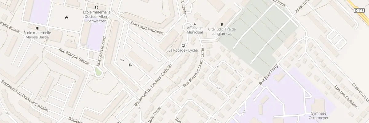Plan du 72 Bd du Docteur Cathelin à Longjumeau