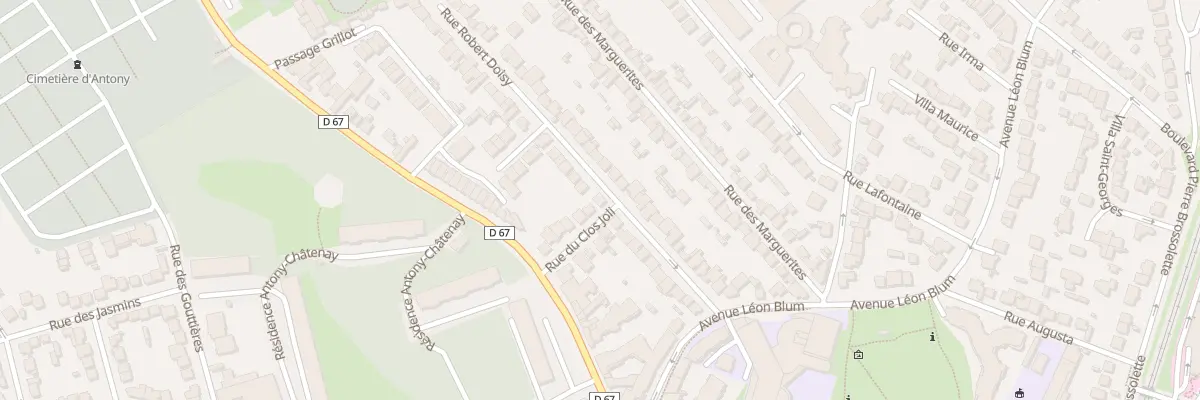 Plan du 21 Rue Robert Doisy à Antony