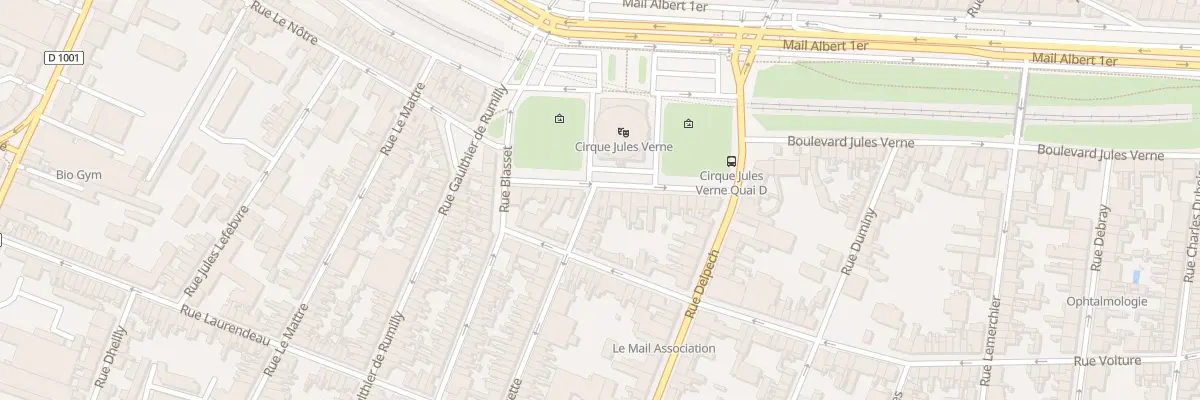 Plan du 1 Rue Cozette à Amiens