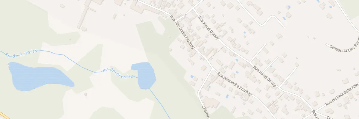 Plan du 69 Rue Alexandre Prachay à Presles