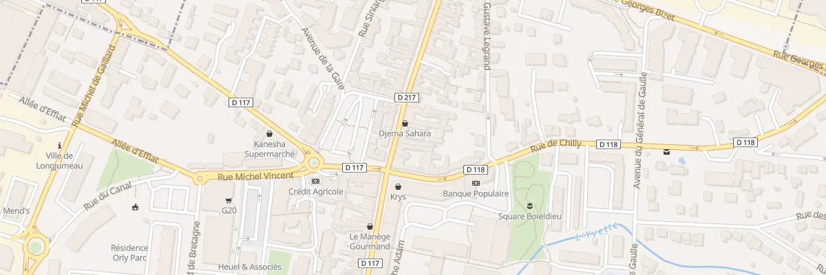 Plan du 55 Rue Pdt Francois Mitterrand à Longjumeau