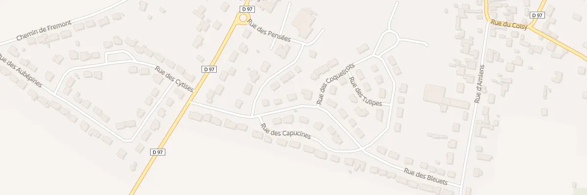 Plan du 26 Rue des Bleuets à Bertangles
