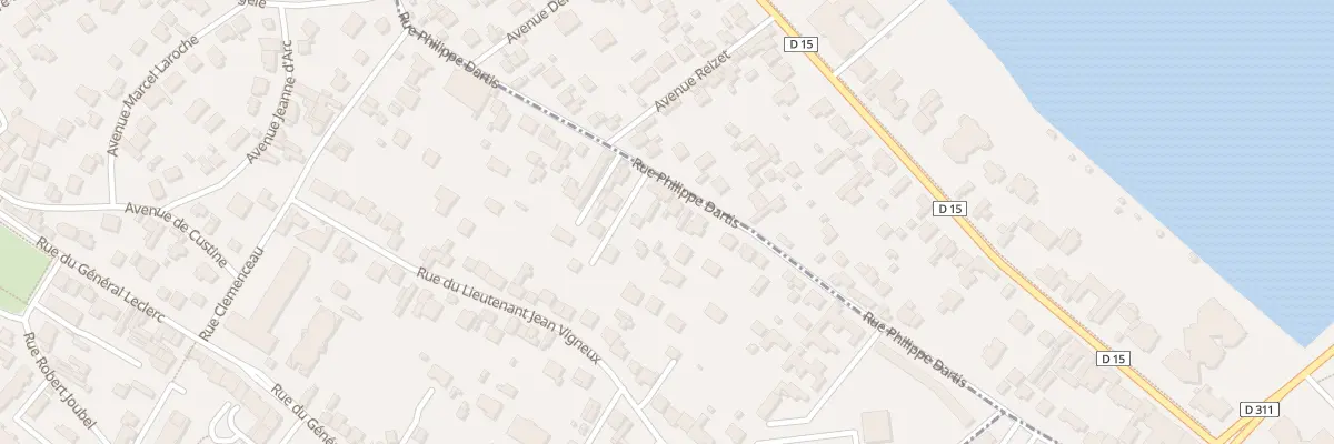 Plan du 30 Rue Philippe Dartis à Saint-Gratien