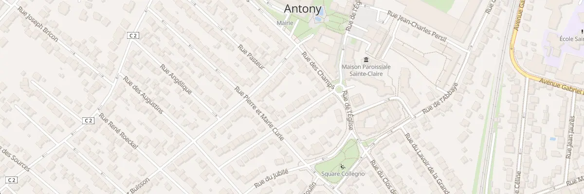 Plan du 10 Rue Paul Langevin à Antony
