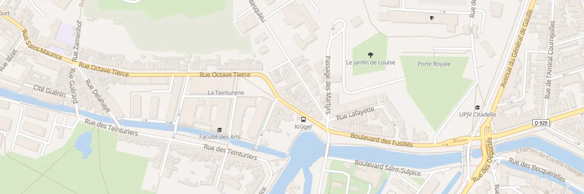 Plan du 24 Rue Octave Tierce à Amiens