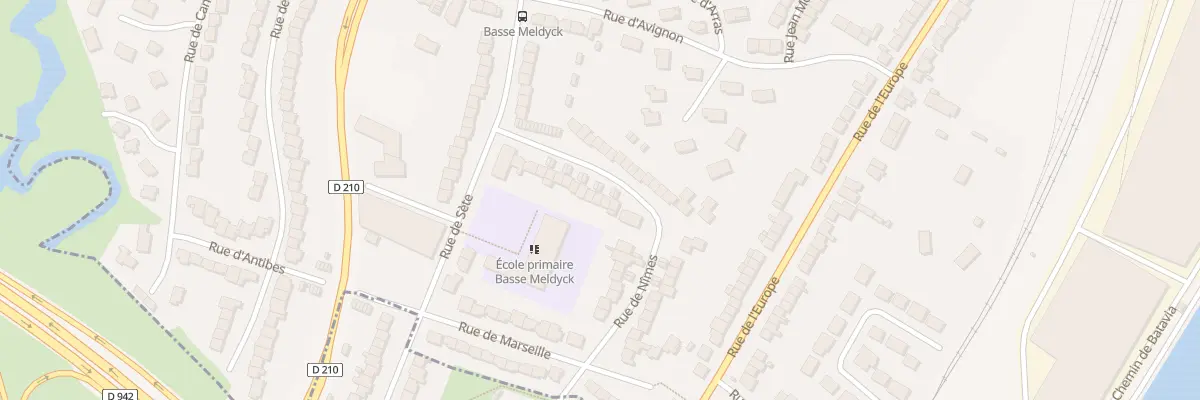 Plan du 20 Rue de Nîmes à Arques