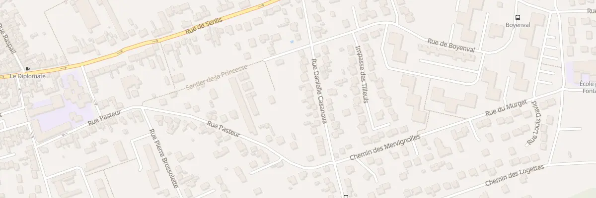 Plan du 18 Rue Daniele Casanova à Beaumont-sur-Oise