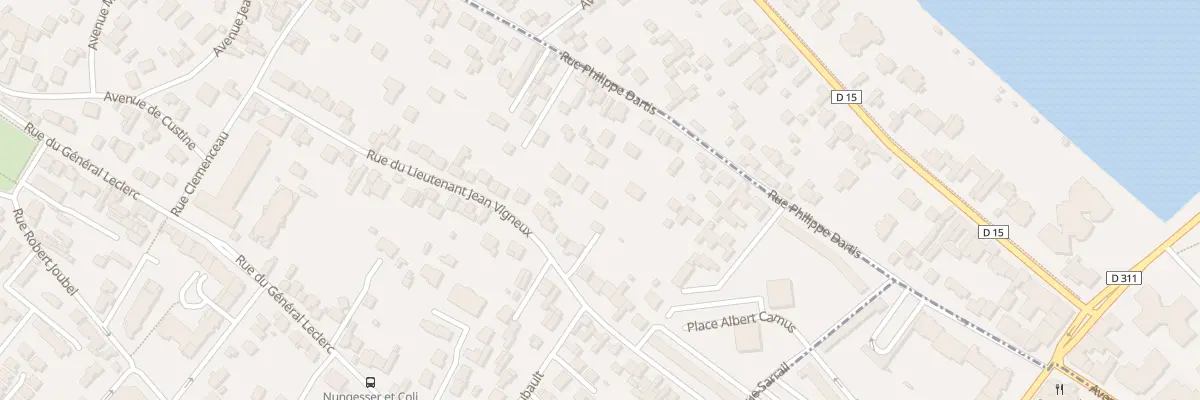 Plan du 43T Rue Lieutenant J Vigneux à Saint-Gratien