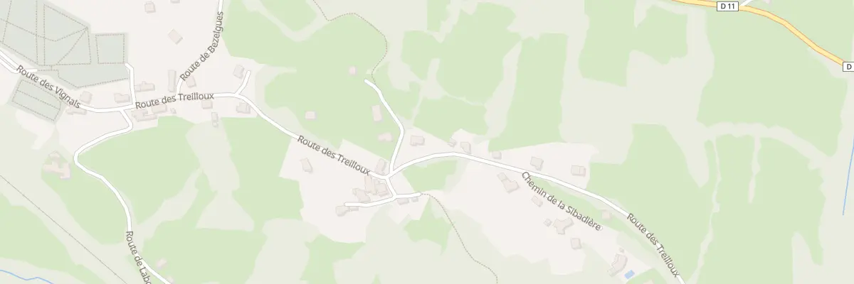 Plan du 325 Rte des Treilloux à Cransac-les-Thermes