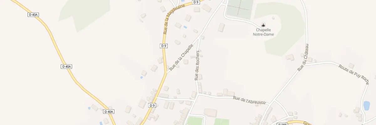 Plan du 1 Rue de la Chapelle à Bellegarde-en-Marche