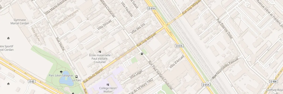 Plan du 68 Rue P Vaillant Couturier à Malakoff