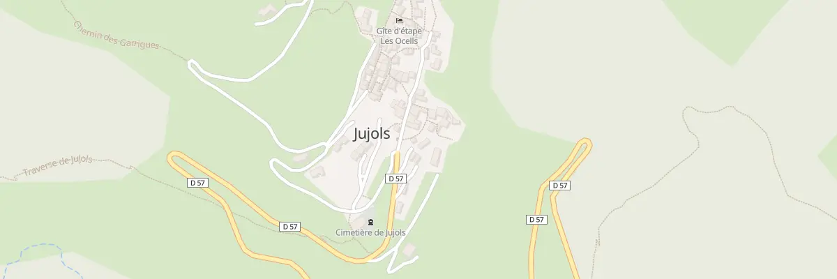 Plan du 9056 Le Village à Jujols
