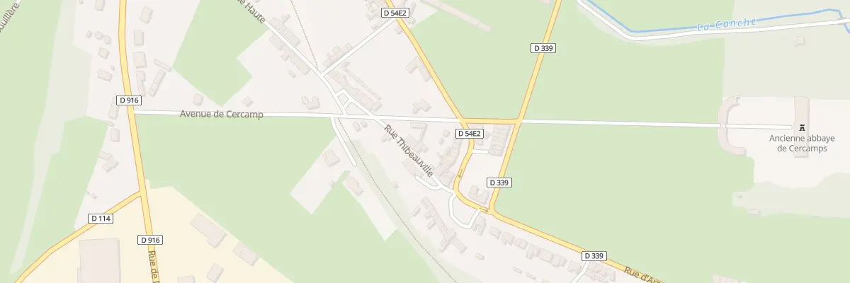 Plan du 45 Rue Haute à Frévent