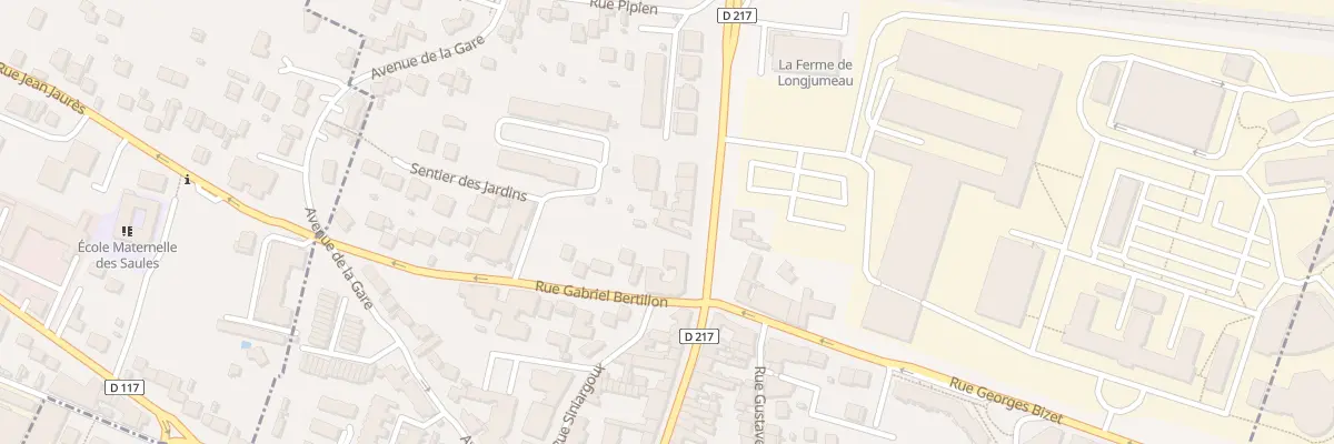 Plan du 4 Rue Pdt Francois Mitterrand à Longjumeau