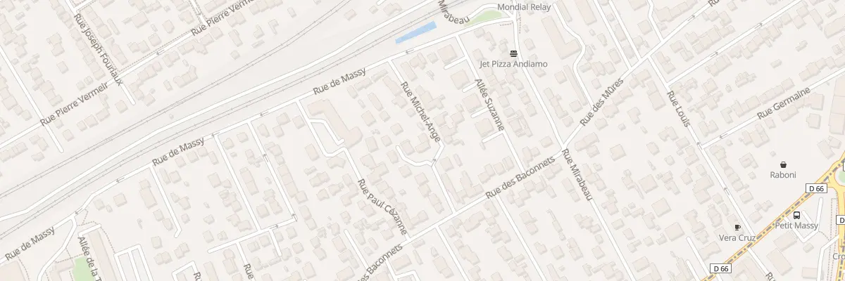 Plan du 10 Rue Michel-Ange à Antony