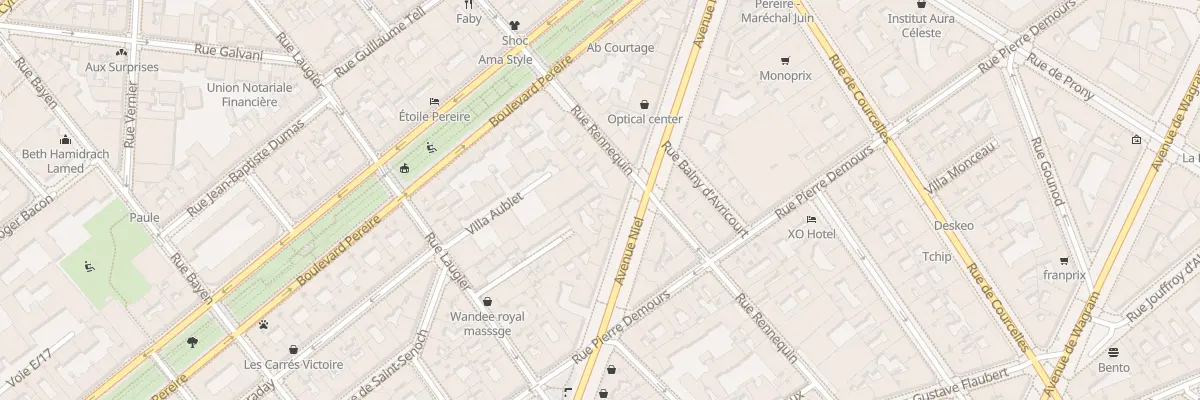 Plan du 79 Av Niel à Paris 17e Arrondissement