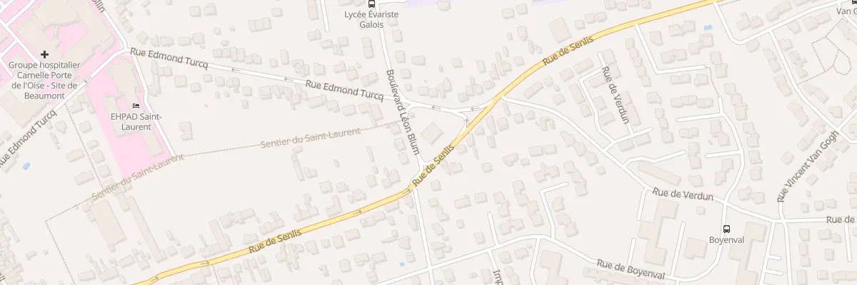 Plan du 113T Rue de Senlis à Beaumont-sur-Oise