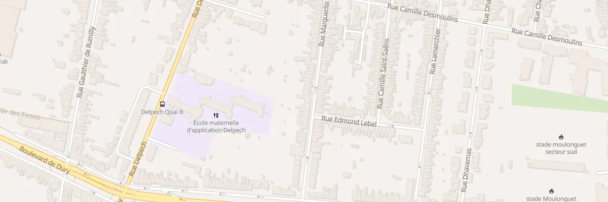 Plan du 90 Rue Margueri Hemart Ferandier à Amiens