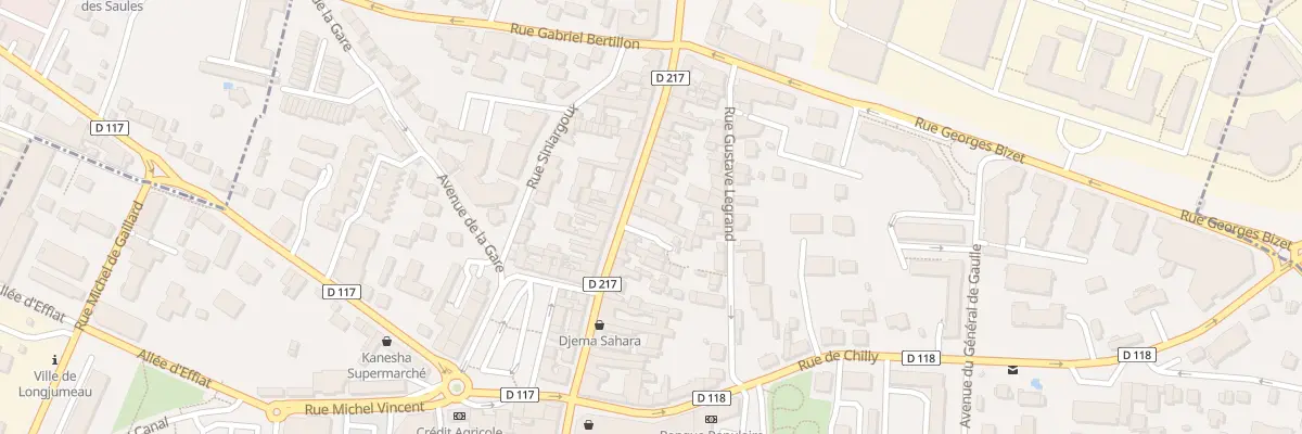 Plan du 35B Rue Pdt Francois Mitterrand à Longjumeau